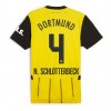 Borussia Dortmund Nico Schlotterbeck #4 Hemmatröja 2024-25 Korta ärmar